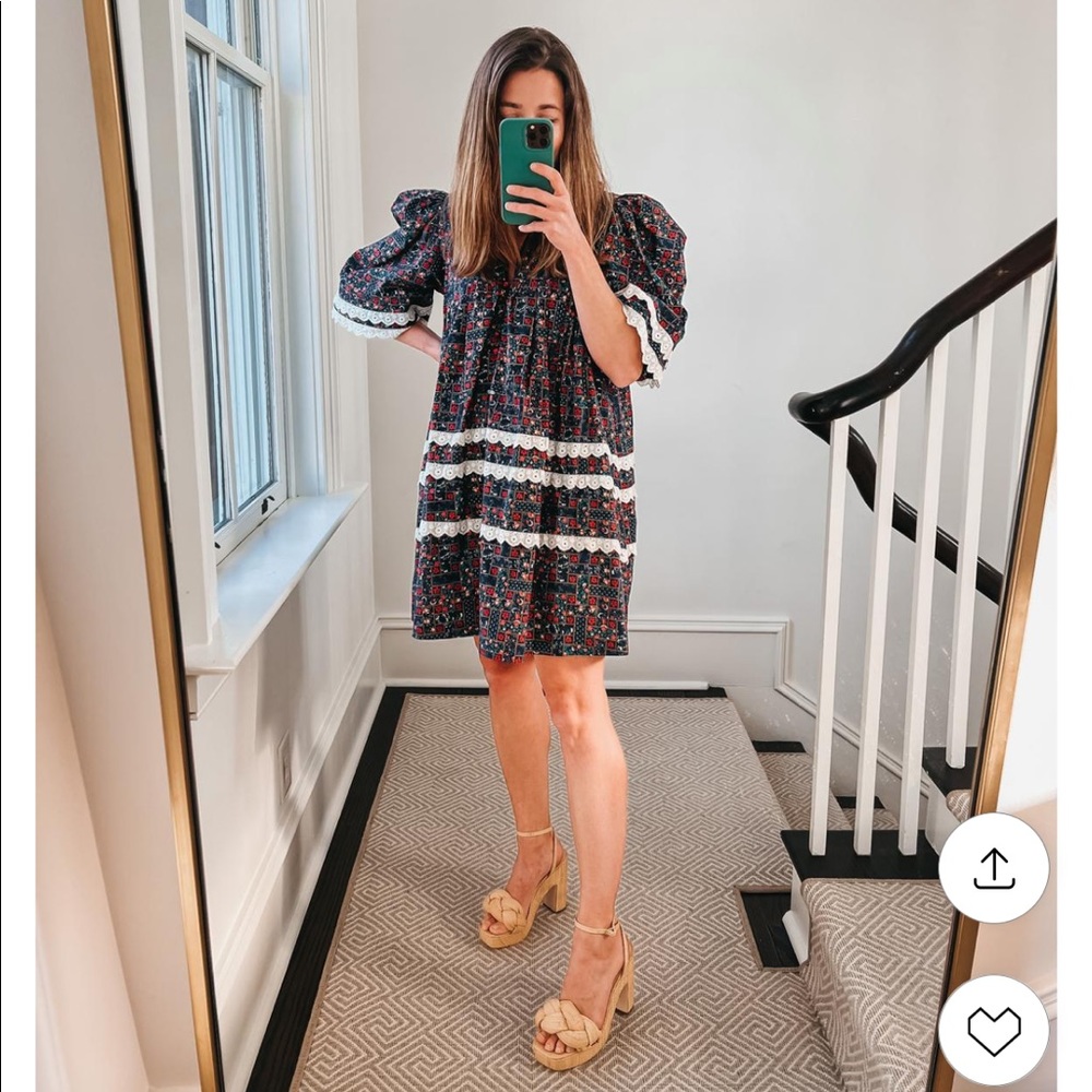 Hunter Bell Jenkins Dress - Vintage Patchwork Size L